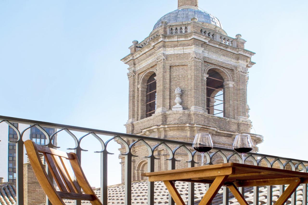 Apartamento Con Vistas En Centro Historico Zaragoza Bagian luar foto